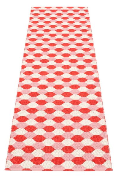Červený vnútorný a vonkajší behúň 70x250 cm Dana Coral – Pappelina