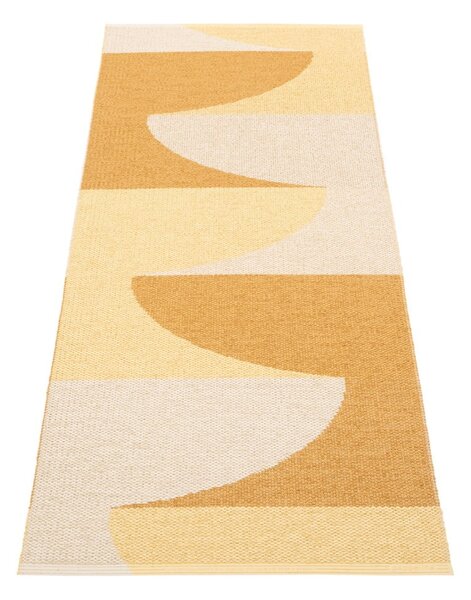 Okrovožltý vnútorný a vonkajší behúň 70x180 cm Hill Ochre Pale Yellow – Pappelina