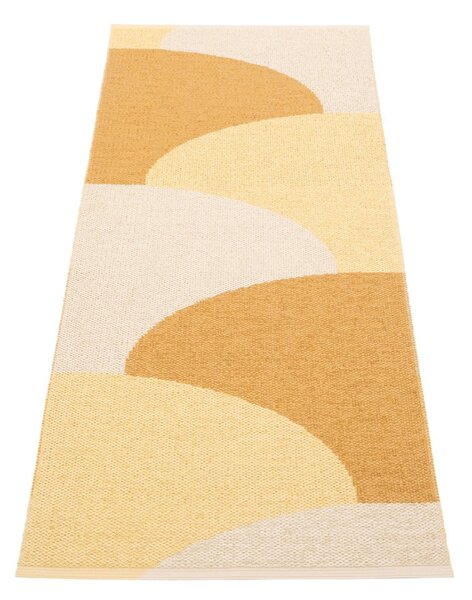 Okrovožltý vnútorný a vonkajší behúň 70x180 cm Hill Ochre Pale Yellow – Pappelina