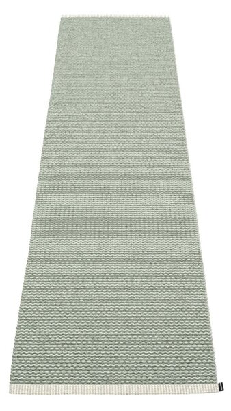 Svetlozelený vnútorný a vonkajší behúň 70x300 cm Mono Sage Army – Pappelina