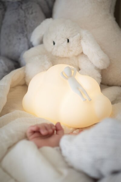 Nočná lampička s farebným svetlom Cloud Off-White