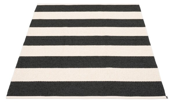 Čierno-biely vnútorný a vonkajší koberec 140x180 cm Bob Black Vanilla – Pappelina