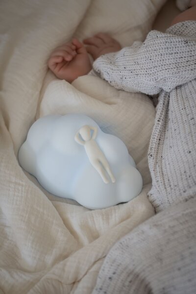 Nočná lampička s farebným svetlom Cloud Off-White