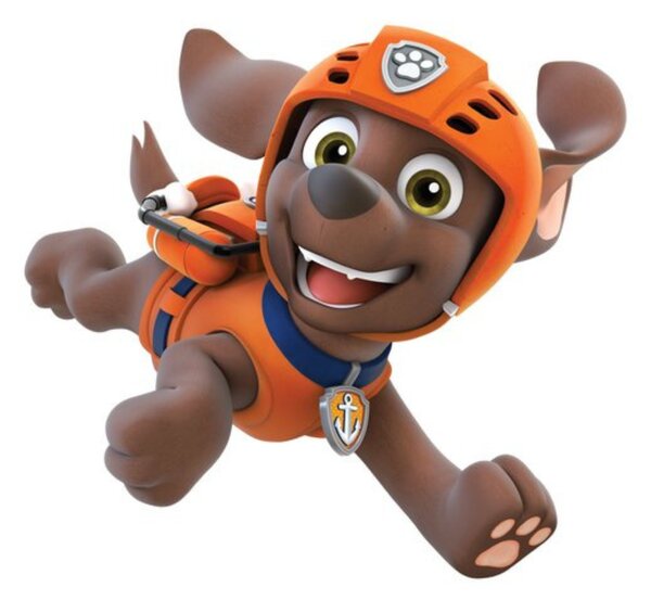 10x10cm PAW Patrol - Zuma - nálepka nad vypínač