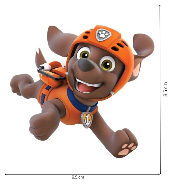 10x10cm PAW Patrol - Zuma - nálepka nad vypínač