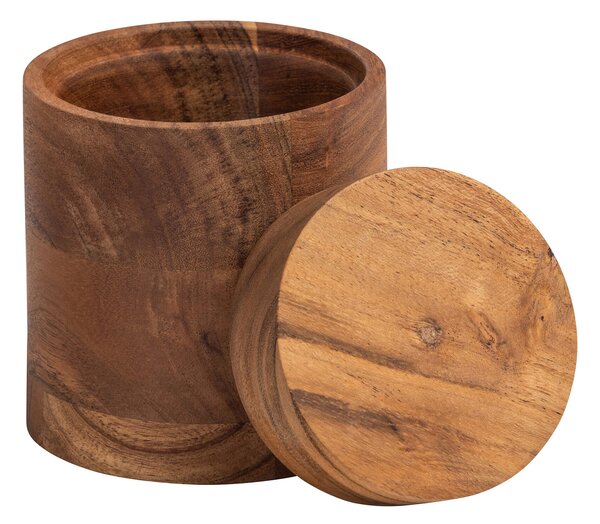 MUZZA Úložná nádoba s vekom palo Ø 9 cm x 12 cm hnedá