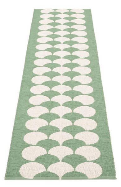 Zeleno-krémový vnútorný a vonkajší behúň 70x250 cm Poppy Oregano – Pappelina