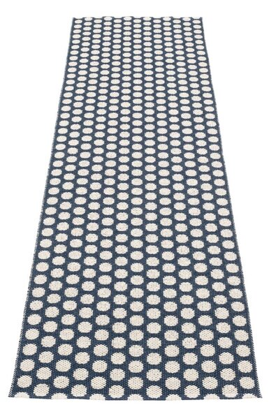 Tmavomodrý vnútorný a vonkajší behúň 70x250 cm Noa Dark Blue – Pappelina