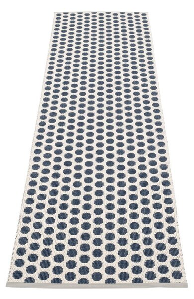 Tmavomodrý vnútorný a vonkajší behúň 70x250 cm Noa Dark Blue – Pappelina