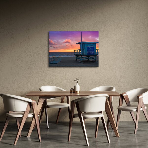Obraz z pláže Santa Monica (70x50 cm)