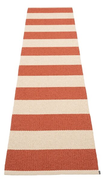 Vnútorný a vonkajší behúň v tehlovo-krémovej farbe 70x300 cm Bob Brick – Pappelina