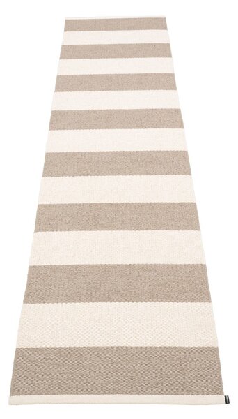 Béžovo-krémový vnútorný a vonkajší behúň 70x300 cm Bob Mud Vanilla – Pappelina
