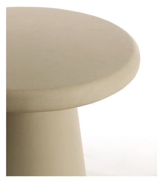 Béžový okrúhly konferenčný stolík ø 60 cm Kulona – Light & Living