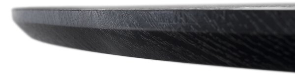 KONDELA Jedálenský stôl, čierna, priemer 120 cm, MAHIR TYP 2
