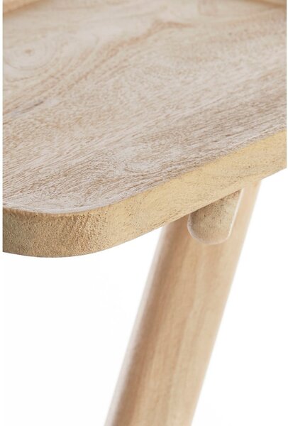 Odkladací stolík z mangového dreva 42x45 cm Qiano – Light & Living
