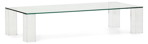 Sklenený konferenčný stolík 60x140 cm Adularia – Kave Home