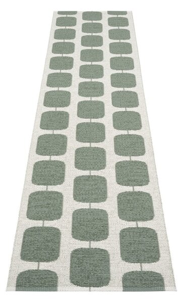 Zeleno-krémový vnútorný a vonkajší behúň 70x300 cm Sten Army – Pappelina