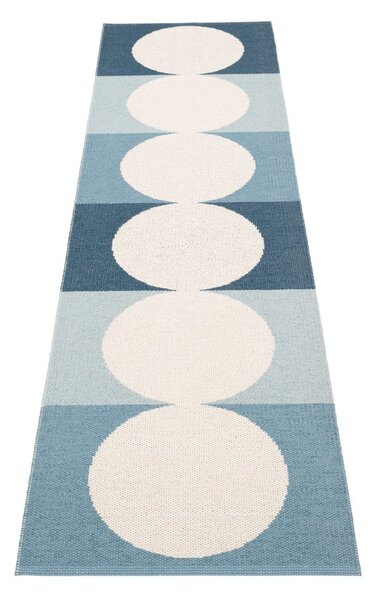 Modro-krémový vnútorný a vonkajší behúň 70x280 cm Otto Sky – Pappelina