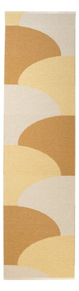 Okrovožltý vnútorný a vonkajší behúň 70x270 cm Hill Ochre Pale Yellow – Pappelina