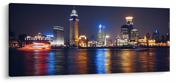 Obraz - Reflekce noci (120x50 cm)