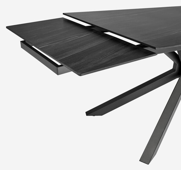 JEDÁLENSKÝ STÔL, tmavosivá, 160/90/75 cm P & B - Stoly, Online Only
