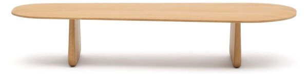 Konferenčný stolík z dubového dreva v prírodnej farbe 64x146 cm Pirita – Kave Home