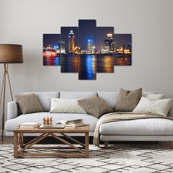 Obraz - Reflekce noci (150x105 cm)
