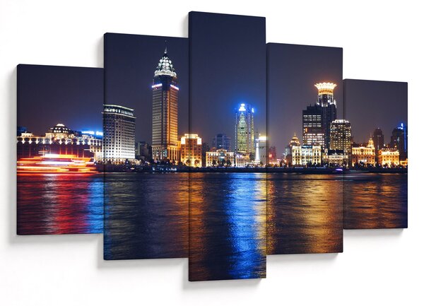 Obraz - Reflekce noci (150x105 cm)