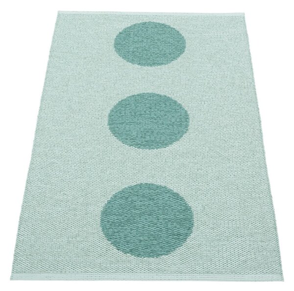 Tyrkysový vnútorný a vonkajší koberec 70x120 cm Vera Pop Jade – Pappelina