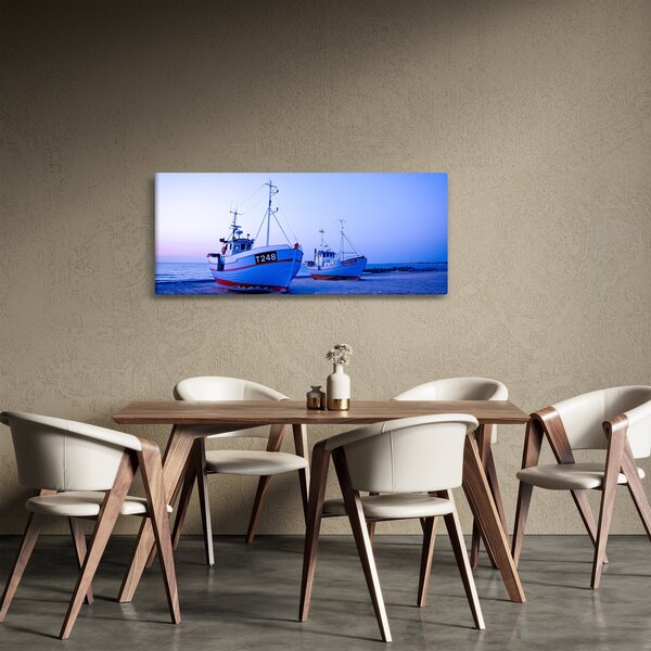 Obraz - Vylodenie za súmraku (120x50 cm)