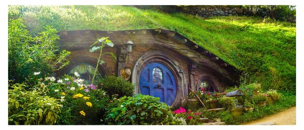 Obraz - Hobitína (120x50 cm)