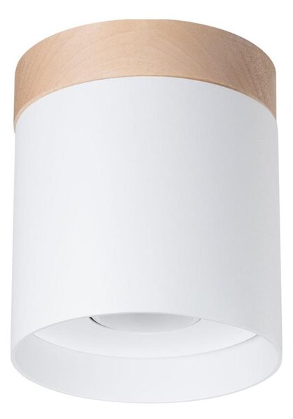 Sollux SL.1348 - Bodové svietidlo RIF 1xGU10/10W/230V pr. 12 cm biela