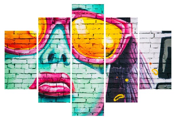 Obraz - Graffiti (150x105 cm)