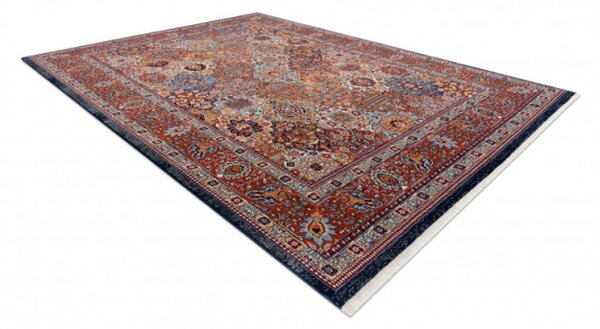 Koberec KESHAN Fredzle, Ornament, ramka orientálny 7576/53511 terakota