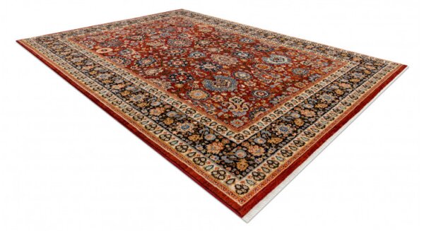 Koberec KESHAN Fredzle, Ornament, ramka orientálny 7573/53577 bordo / granát