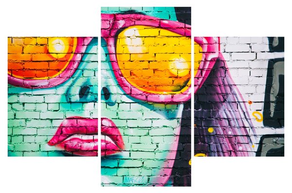 Obraz - Graffiti (90x60 cm)