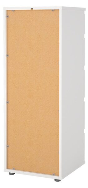 Biela vysoká komoda 40x107 cm Nova – Tvilum
