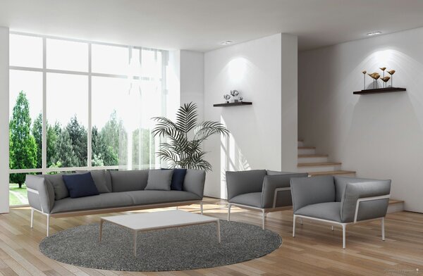Vopi, Kusový koberec Apollo Soft hnedý kruh, 80x80 (priemer) kruh, hnedá, chodba / predsieň
