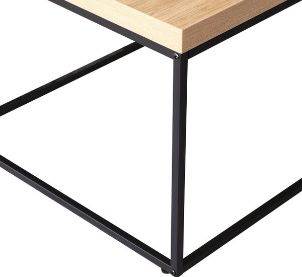 Konferenčný stolík hnedý, divoký dub CT-V2011 OAK