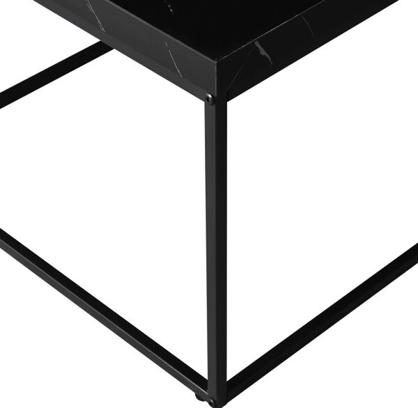 Konferenčný stolík čierny, mramor CT-V2011 BK
