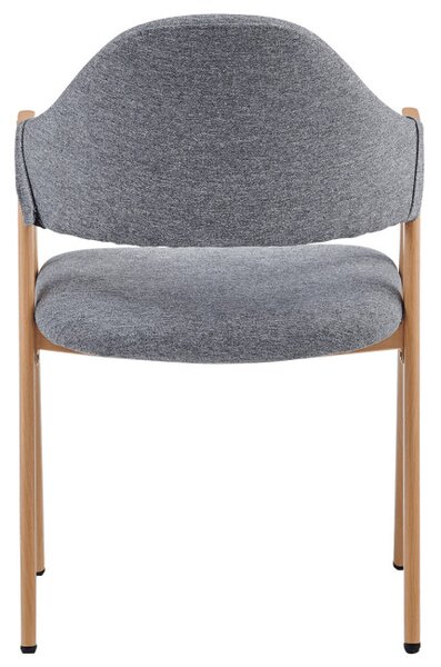 Jedálenská stolička sivá DCL-F4062 GREY2