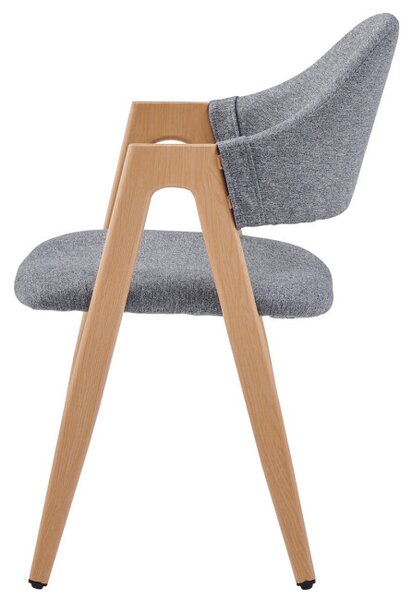 Jedálenská stolička sivá DCL-F4062 GREY2