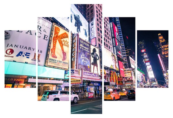 Obraz - New York Theater District (150x105 cm)