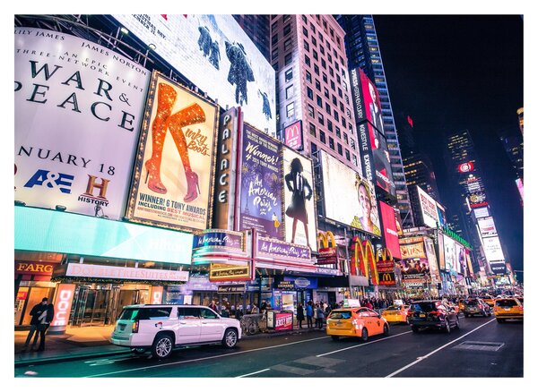 Obraz - New York Theater District (70x50 cm)