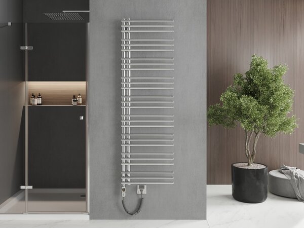 Mexen Neptun, elektrické vykurovacie teleso 1600 x 500 mm, 600 W, chrómová, W101-1600-500-2600-01