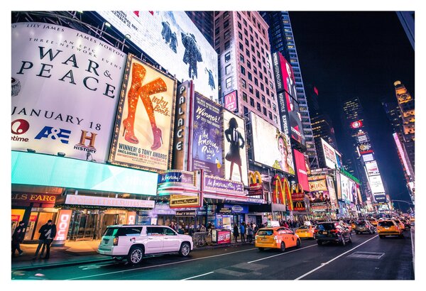 Obraz - New York Theater District (90x60 cm)