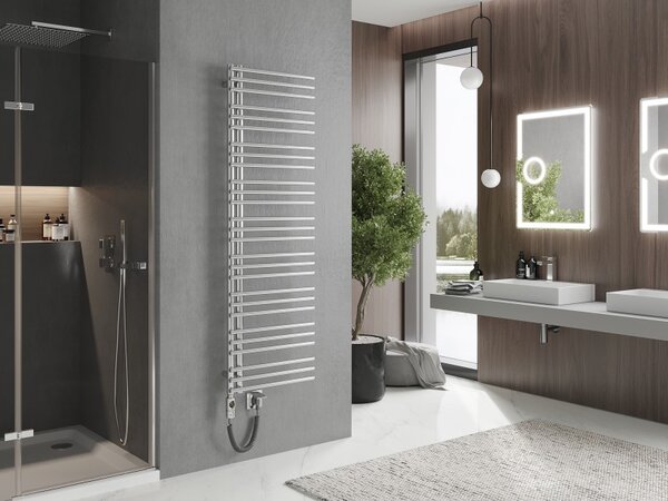 Mexen Neptun, elektrické vykurovacie teleso 1600 x 500 mm, 600 W, chrómová, W101-1600-500-2600-01