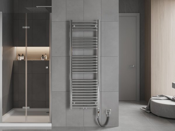 Mexen Hades, elektrické vykurovacie teleso 1500 x 500 mm, 600 W, chrómová, W104-1500-500-2600-01
