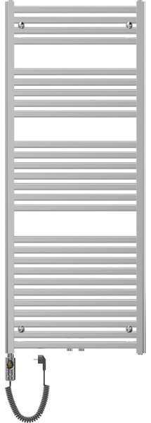 Mexen Hades, elektrické vykurovacie teleso 1500 x 600 mm, 600 W, chrómová, W104-1500-600-2600-01