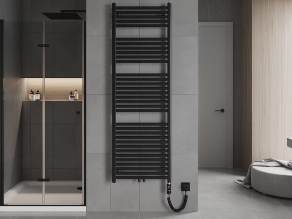 Mexen Hades, elektrické vykurovacie teleso 1800 x 600 mm, 900 W, čierna, W104-1800-600-2900-70